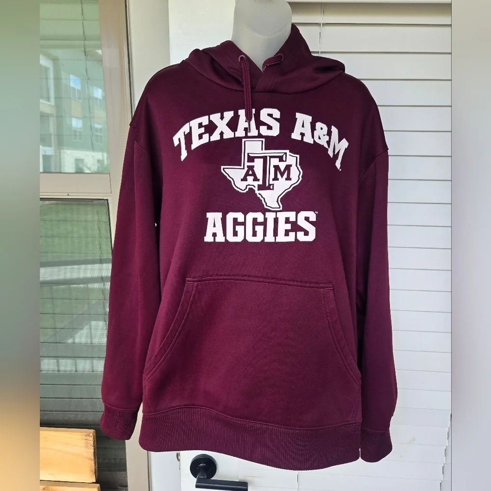 Adidas Texas ATM Hoodie Aggies Burgundy Sz XL